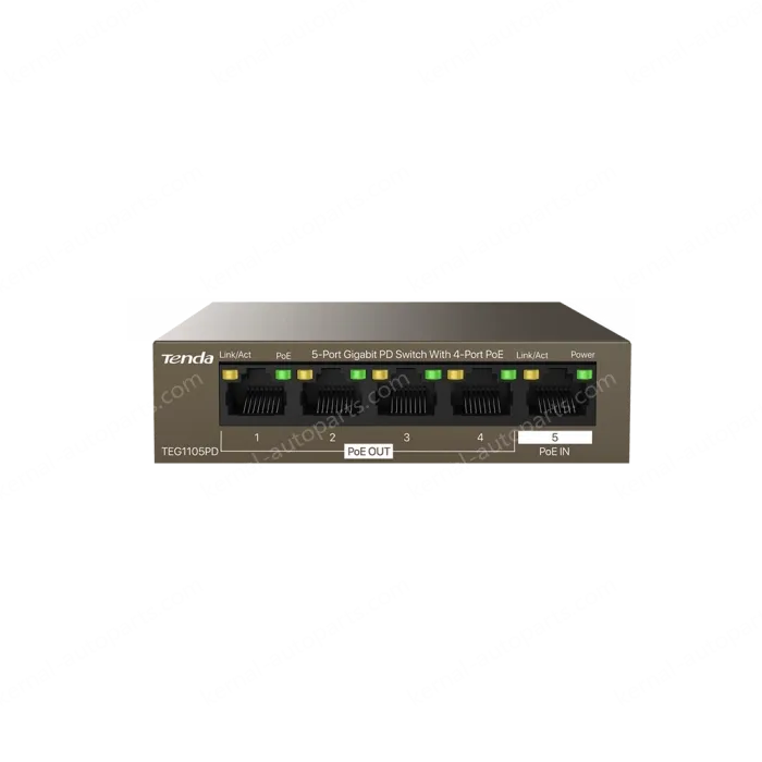 5-Port Gigabit PD Switch With 4-Port PoE