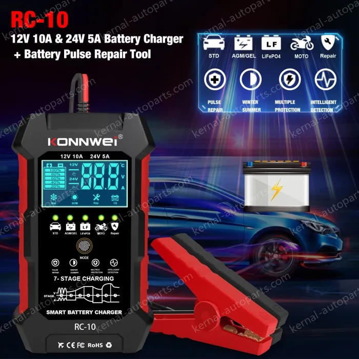 RC-10 Automotive Fault Diagnosis Instrument Engine Fault Reading Fault Code Query Playback Function Testing Tools
