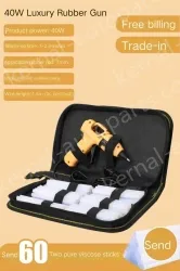40W luxury glue gun + 60 glue stick + storage bag