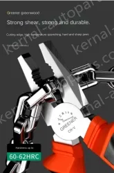 Industrial Grade 8 inch needle-nose pliers