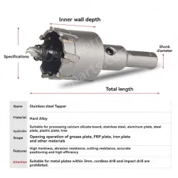 Stainless steel special hole opener 19mm