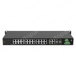 4 Ports Gigabit Combo + 24 Ports Gigabit RJ45 Rack-mount Unmanaged Industrial Ethernet Switch