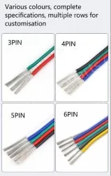 LED light connecting cable 18AWG*10 and (34/0.178TS)