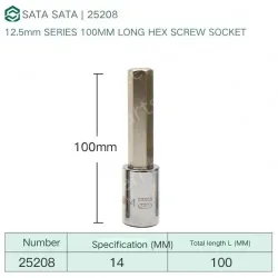 Dafei 14mm with a total length of 100mm-25208