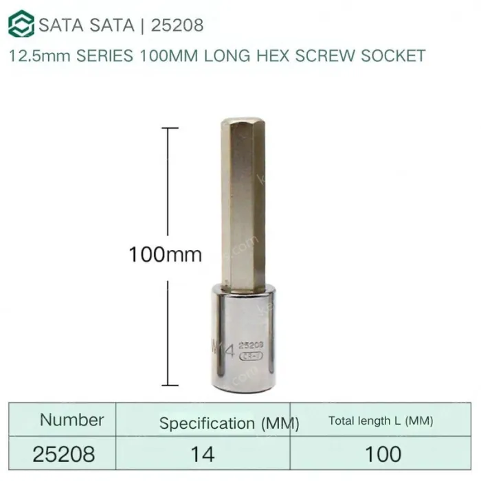 Dafei 14mm with a total length of 100mm-25208