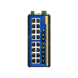 4 Ports 100M F(x) + 16 Ports 10/100M T(x) Din-Rail Unmanaged Industrial Ethernet Switch