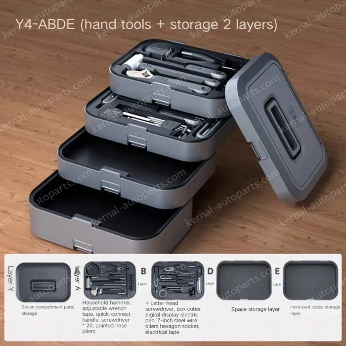 Y4-ABDE Hand Tools + Storage 2 layers