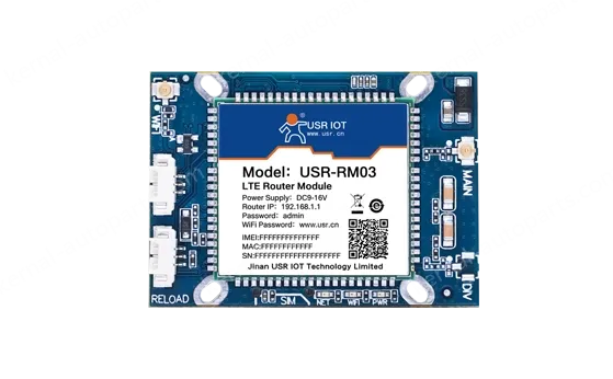 Dual-network port 4G wireless router module