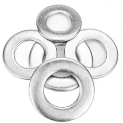 Gasket metal round flat gasket washer with hole five gold washer meson fastening washer