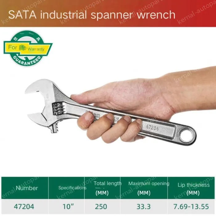 Industrial grade 10 inches, opening 33.5mm-47204
