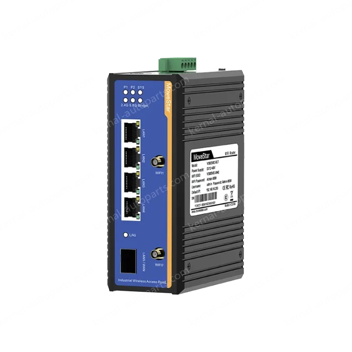 1 Port Gigabit SFP + 4 Ports Gigabit RJ45 Din-Rail Dual Band Wi-Fi6 Wireless Router