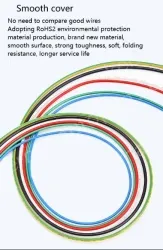 Teflon Wire Cable 16AWG Red 19 cores