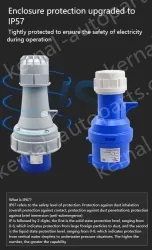 4 pole 63A connector