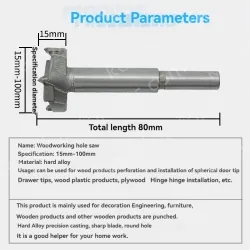 Woodworking hole opener 16mm
