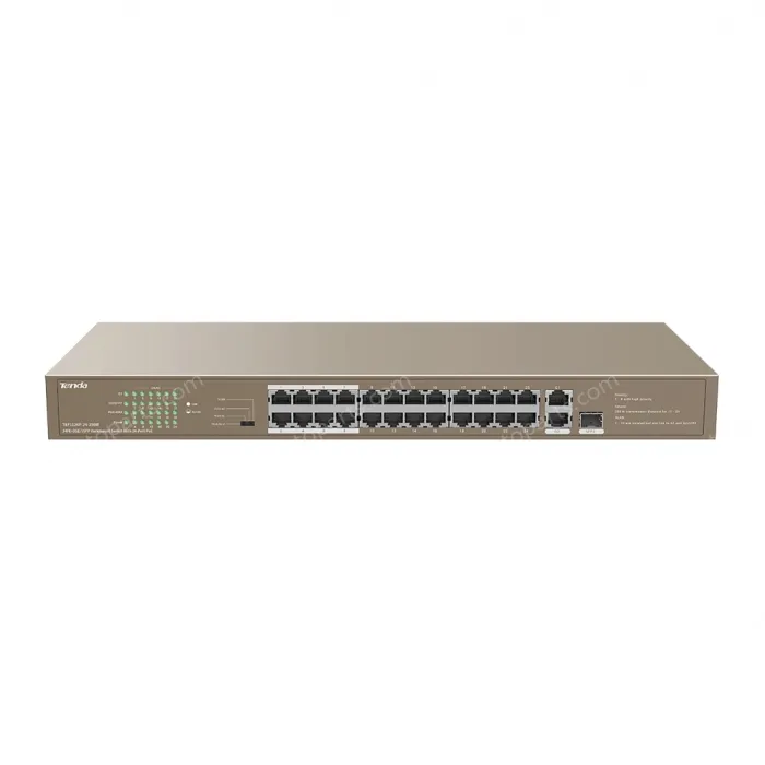 24FE+2GE/1SFP Rackmount Switch With 24-Port PoE