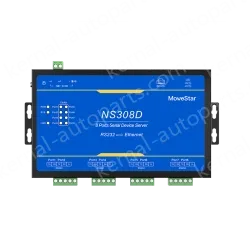 8 Ports RS232 Serial to 100M Ethernet Server