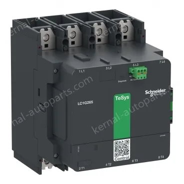 LC1G3304KUEN Contactor, high power, TeSys Giga, standard version, 4 pole/NO, AC-1 <=440V 440A, 100-250VAC/DC coil