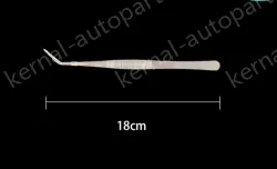 Stainless steel tweezers Curved tip (thick) 18cm