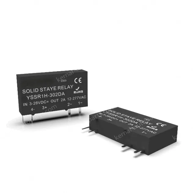 Solid State Relay 1NO/Ith: 2A solid-state DC controlled AC(including base)