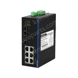 2 Ports 100M F(x) + 6 Ports 10/100M T(x) Din-Rail Unmanaged Industrial Ethernet Switch