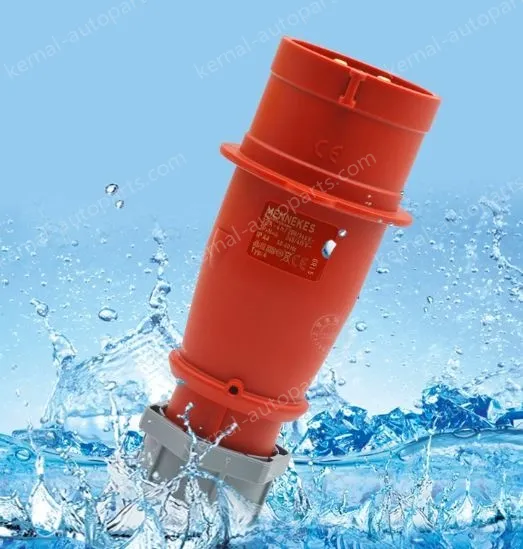 Waterproof 5 pole 125A concealed socket TYP 1461