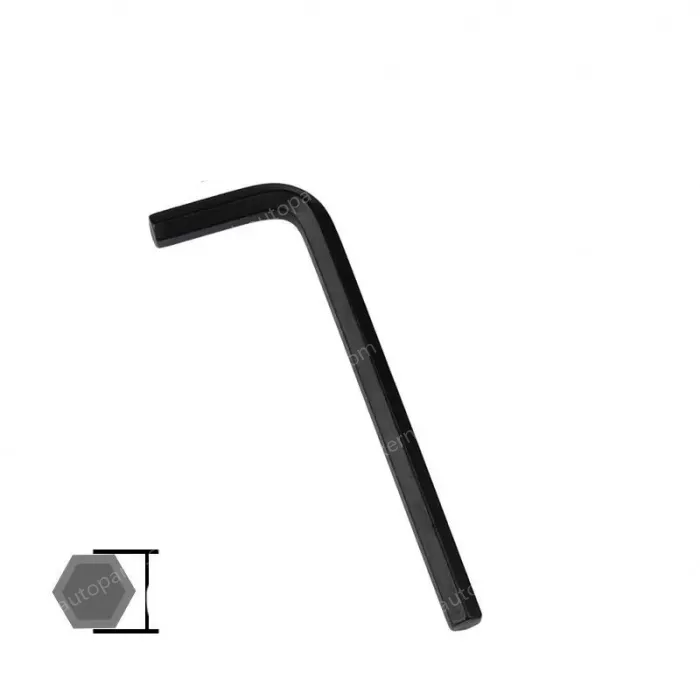 Blackened 8mm 5pcs Flat head