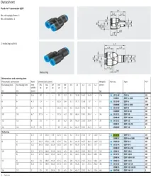 Push-in fitting QSY-6-4(FESTO)