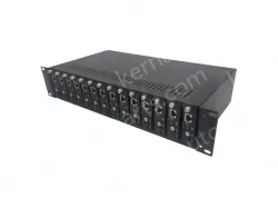 UOTEK UT-N602U14DP 14-slot Fiber Optic Transceiver Rack