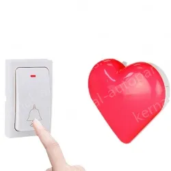Love self generating wireless doorbell, increase volume, remote elderly, deaf, self generating wireless smart doorbell