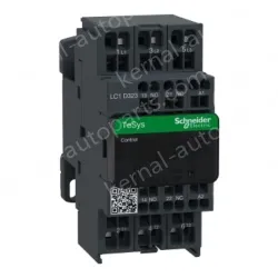 LC1D323M7 IEC contactor, TeSys Deca, nonreversing, 32A, 20HP at 480VAC, 3 phase, 3 pole, 3 NO, 220VAC 50/60Hz coil, open style