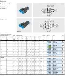 Push-in fitting QSY-8(FESTO)