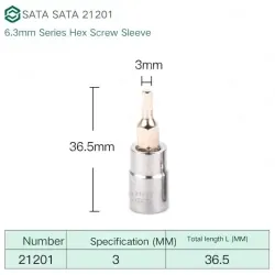 Xiaofei 3mm with a total length of 36.5mm-21201