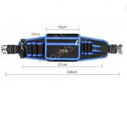 Blue Upgraded Tool Belt Bag Medium Bag + Mineral Water Hook Included