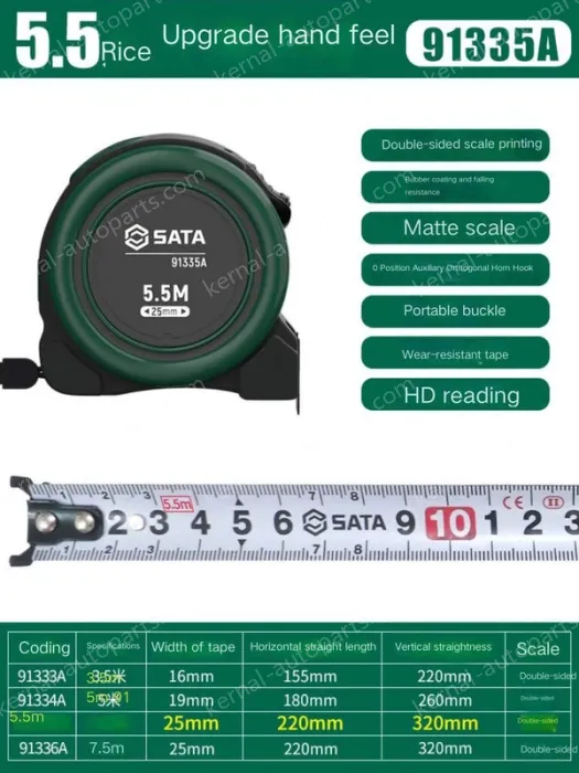 Upgraded feel - 5.5 meters - ruler width 25mm-91335A