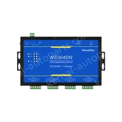 4 Ports RS232/485 Serial to 100M Ethernet Server