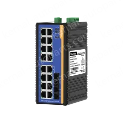 [100 Gigabit 2 Optical 16 Electric] Ring Network Management Industrial Switch