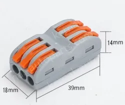Quick terminal blocks-SPL-3 triple in and three out