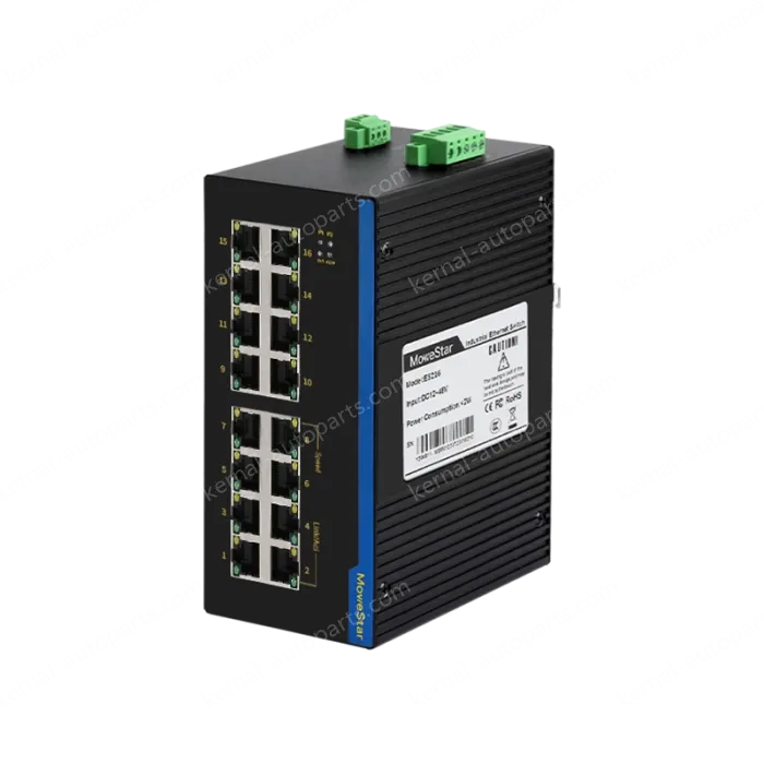16 Ports 10/100M T(x) Din-Rail Unmanaged Industrial Ethernet Switch
