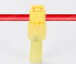 T3 yellow 2-4 square cord-T-type no-break wire terminal