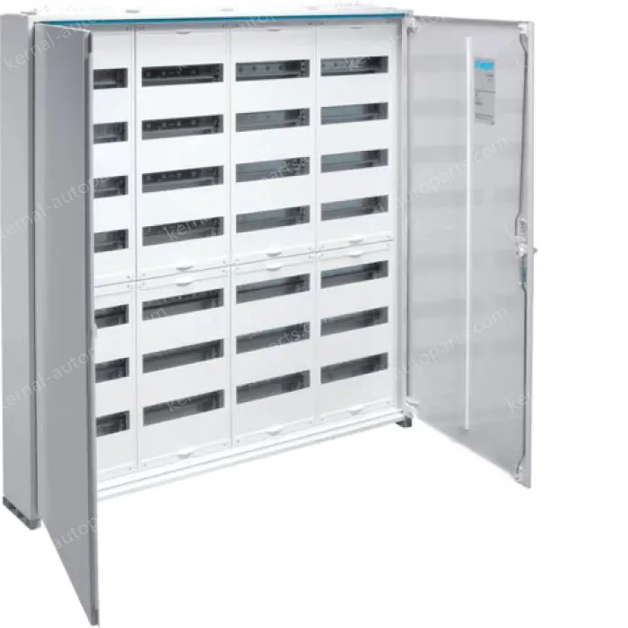 FWB encl.,univers,7-rows 336 modules cl.II IP44 w.plain door, 1100x1050x161mm,QC