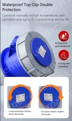 4 pole 63A connector